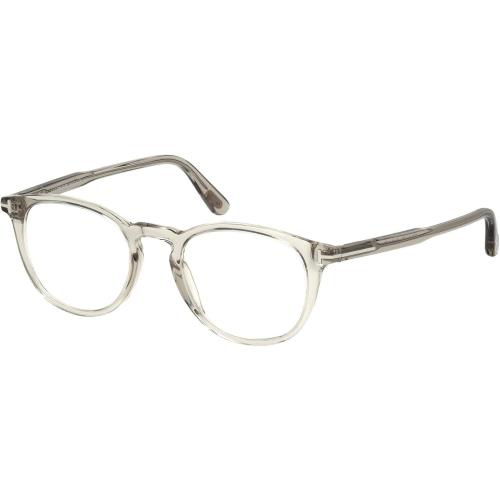 Tom Ford Oval Eyeglasses TF5401 020 Transparent Gray 51mm FT5401