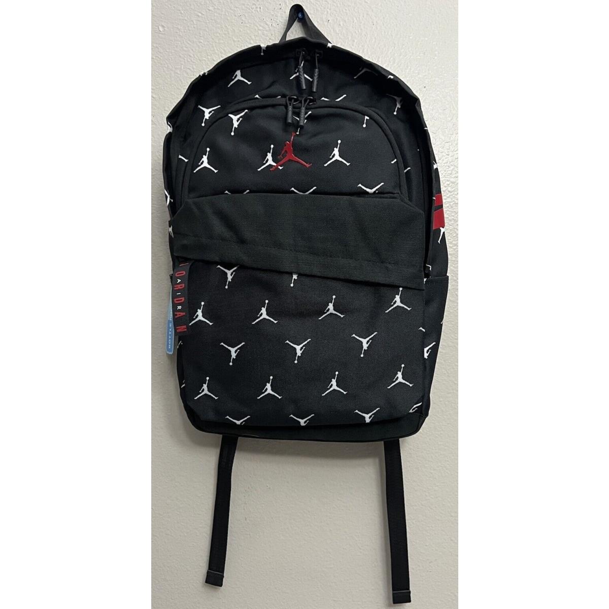 Nike Air Jordan Air Patrol All Over Print Backpack Bag Black 9A0172 W0G