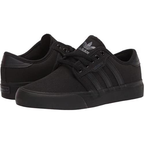 Men Adidas Seeley Canvas Upper Black Black GZ8570