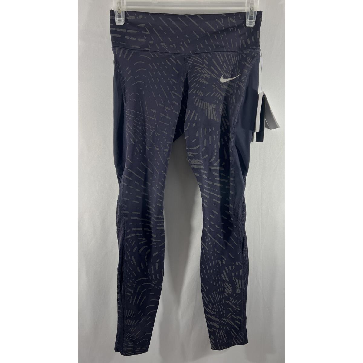 Nike Women`s Fast Size Med M Mid-rise Full Length Running Tight Leggings
