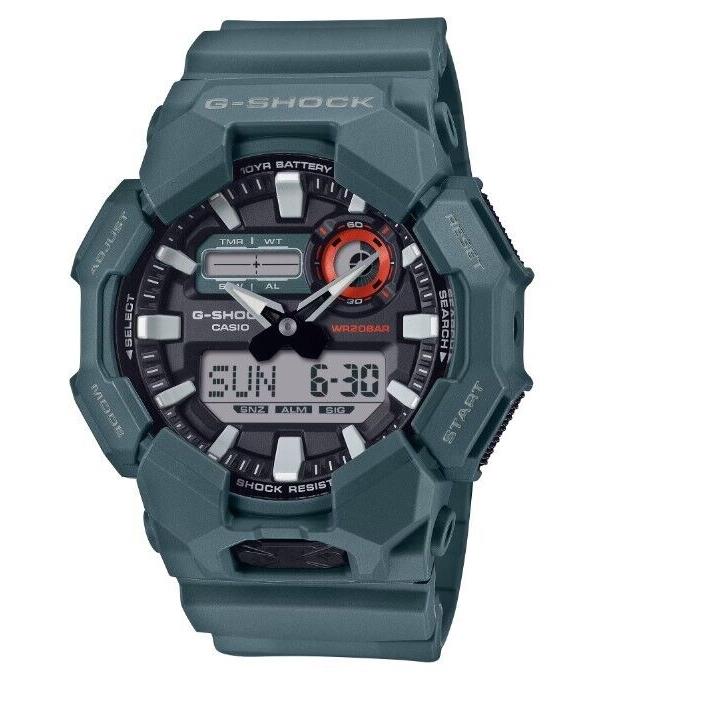 Casio G-shock Analog-digital 10 Year Battery Life Blue Watch GA010-2A