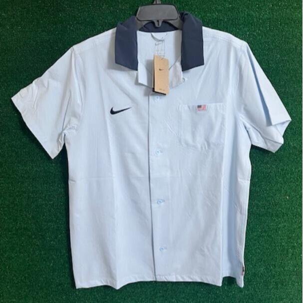 Nike Polo Usa Shirt Bowling Sew Eagle Casual Dri-fit FD6281-441 Size M