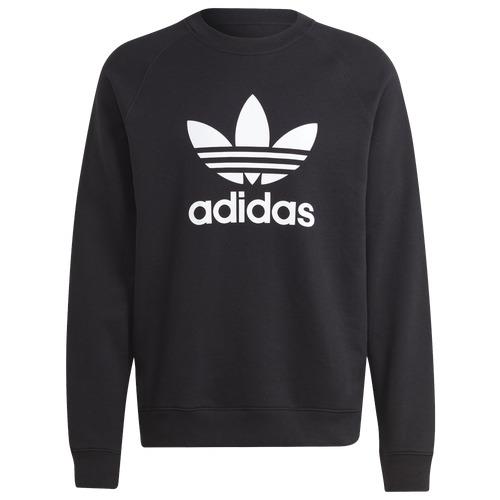 Mens Adidas Crew Neck Sweater Trefoil Crew_black/white IM4500-SIZE M