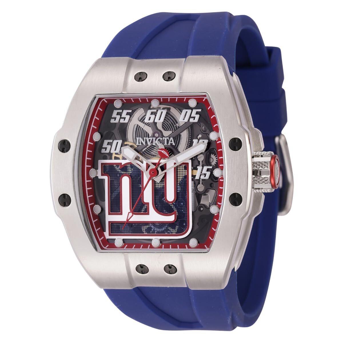 Invicta Nfl York Giants Automatic Men`s Watch - 44mm. Blue 45060