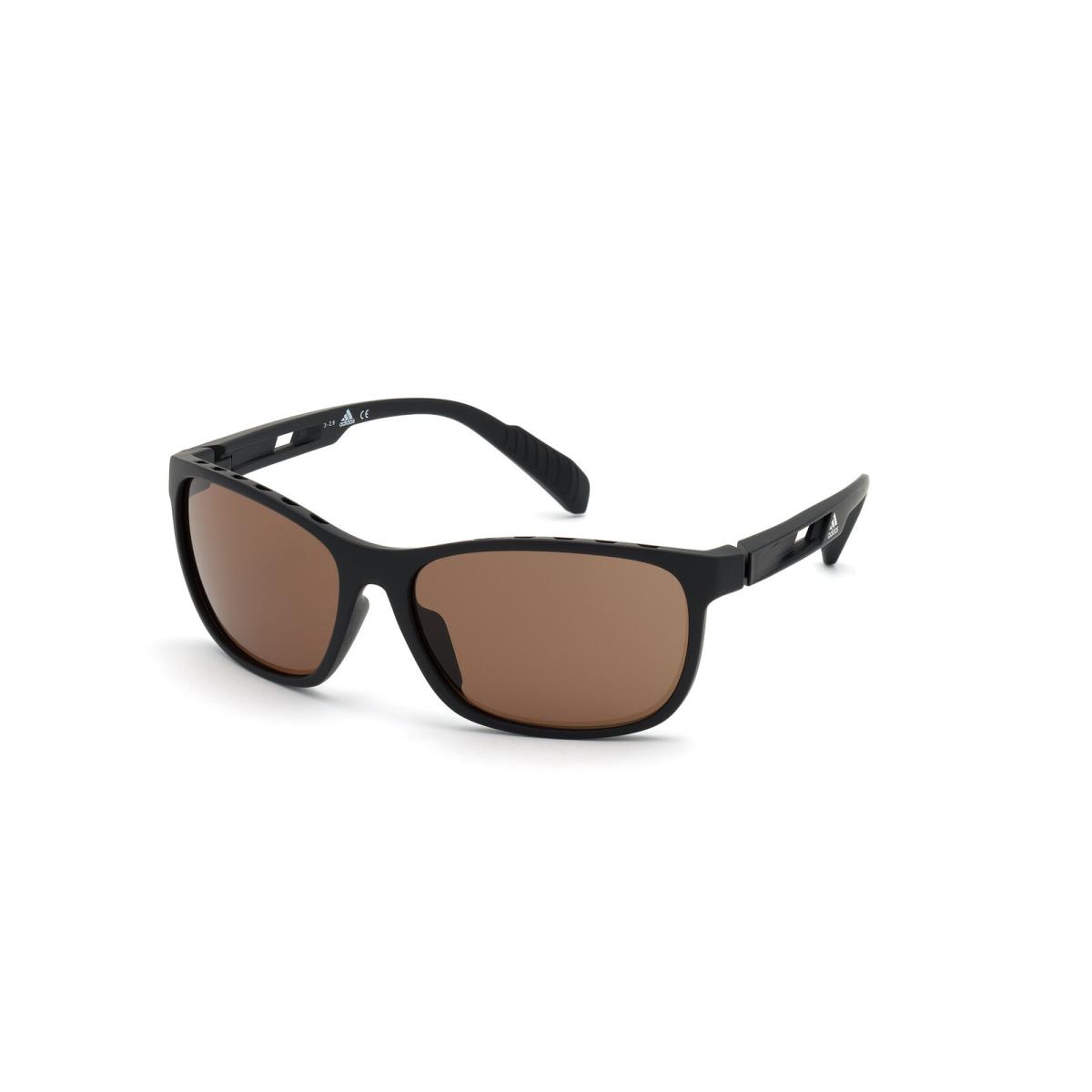 Adidas Sport SP0014 Sunglasses Sun Glasses 02E Black 62 Unisex