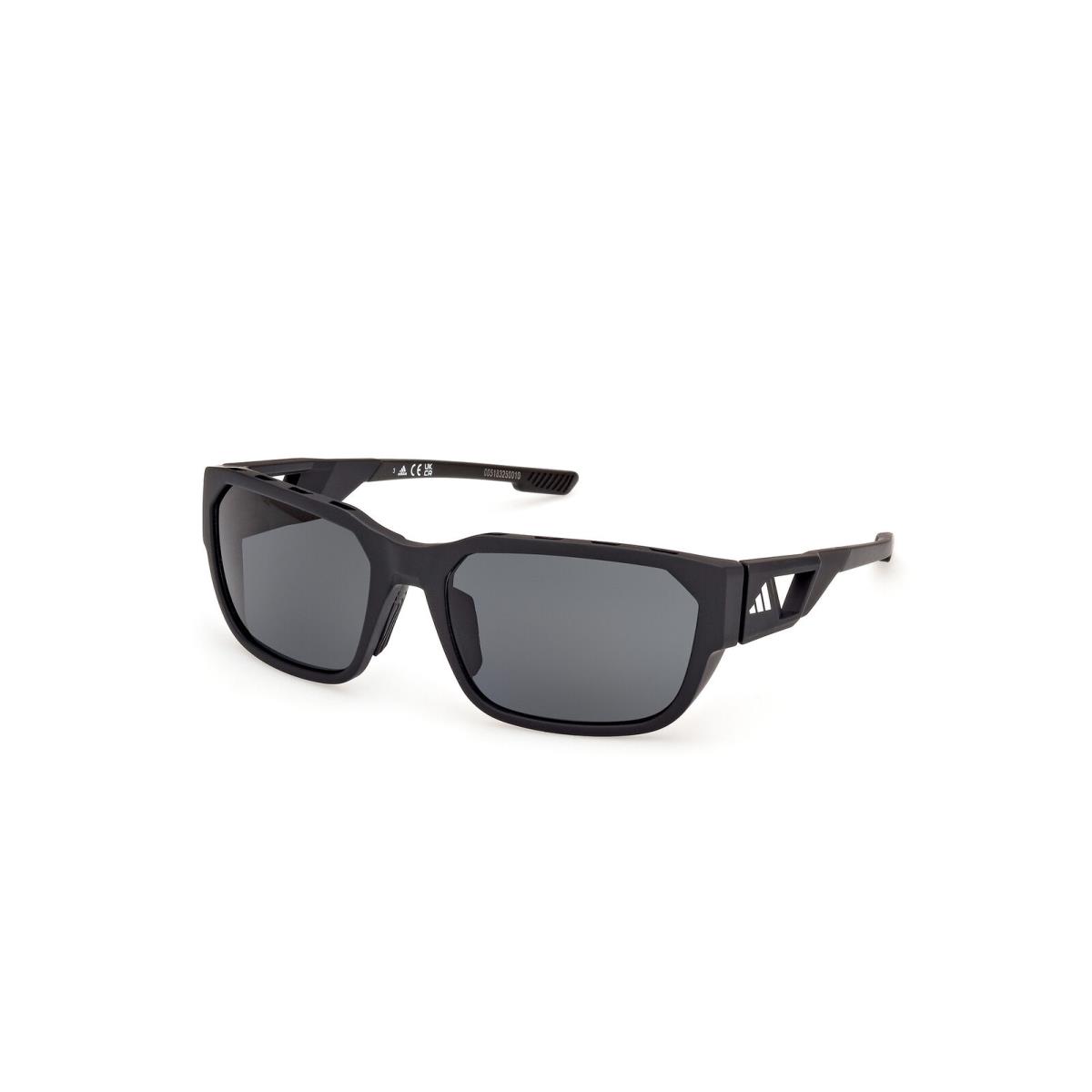 Adidas Sport SP0092 Sunglasses Sun Glasses 02D Black 58 Unisex