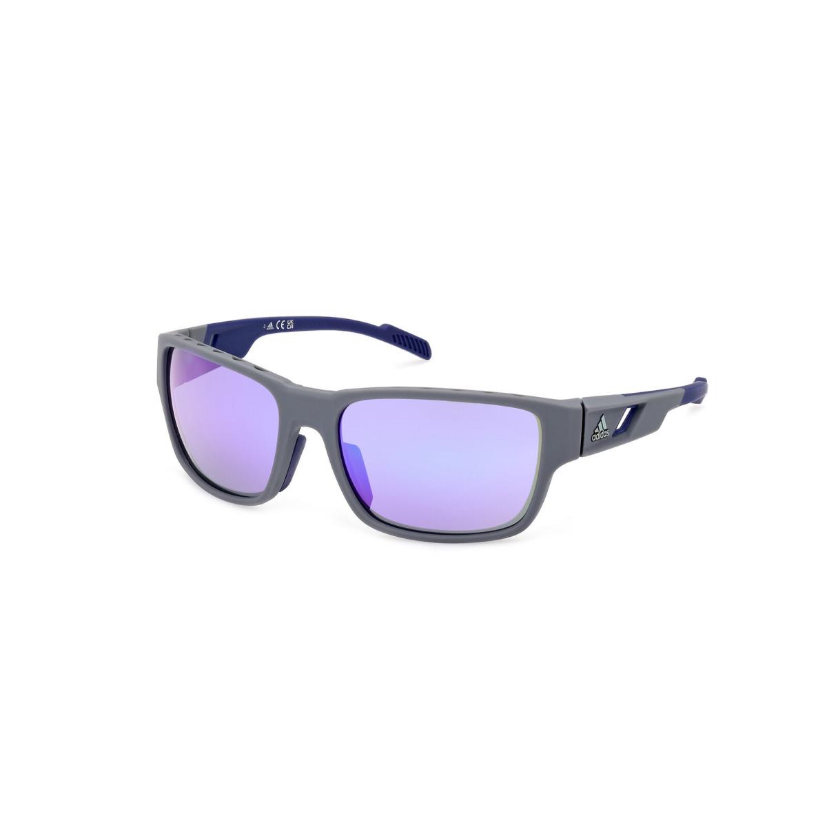 Adidas Sport SP0069 Sunglasses Sun Glasses 20Z Grey 61 Unisex