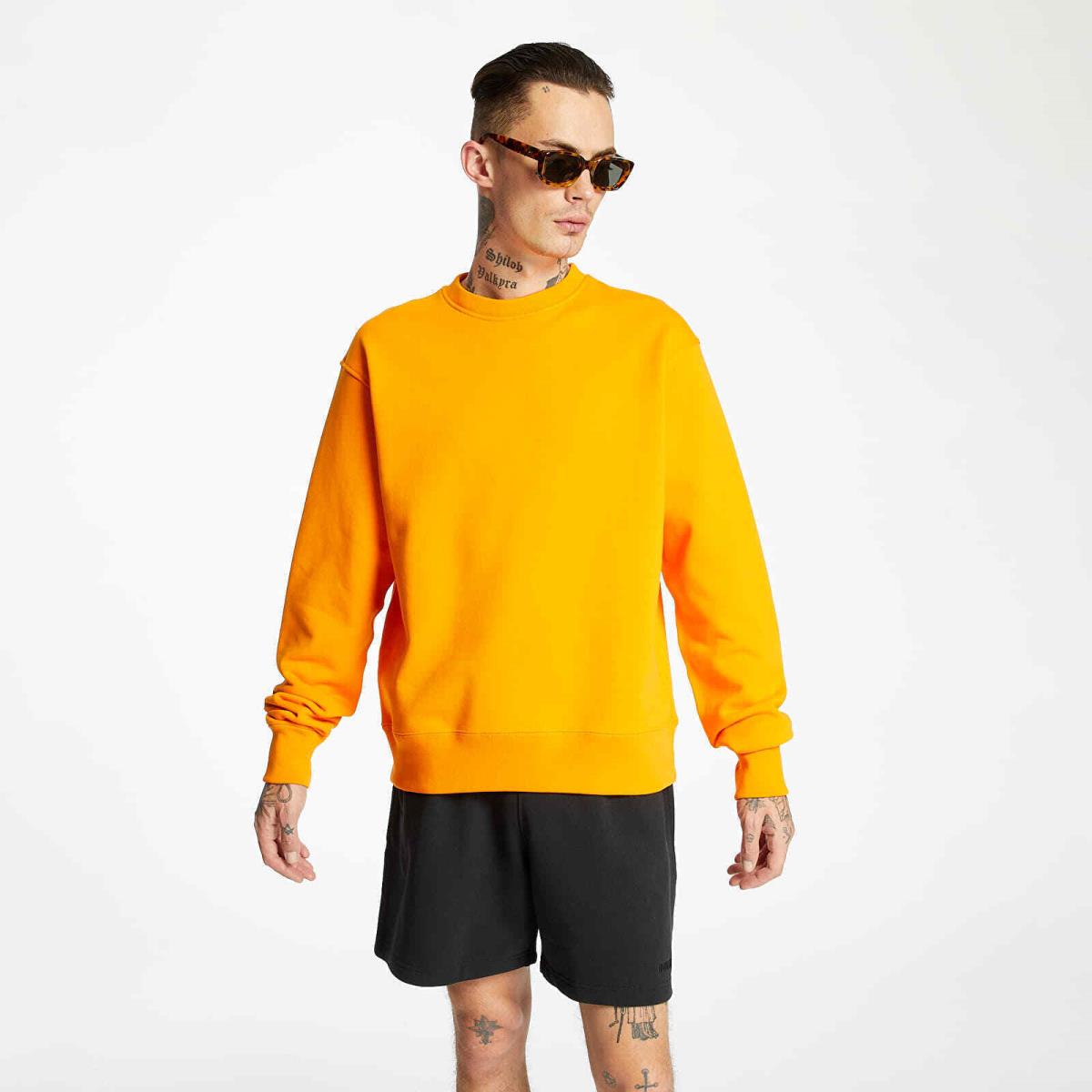 Pharrell Williams x Adidas 272794 Mens Basics Crew Orange Size 2XS