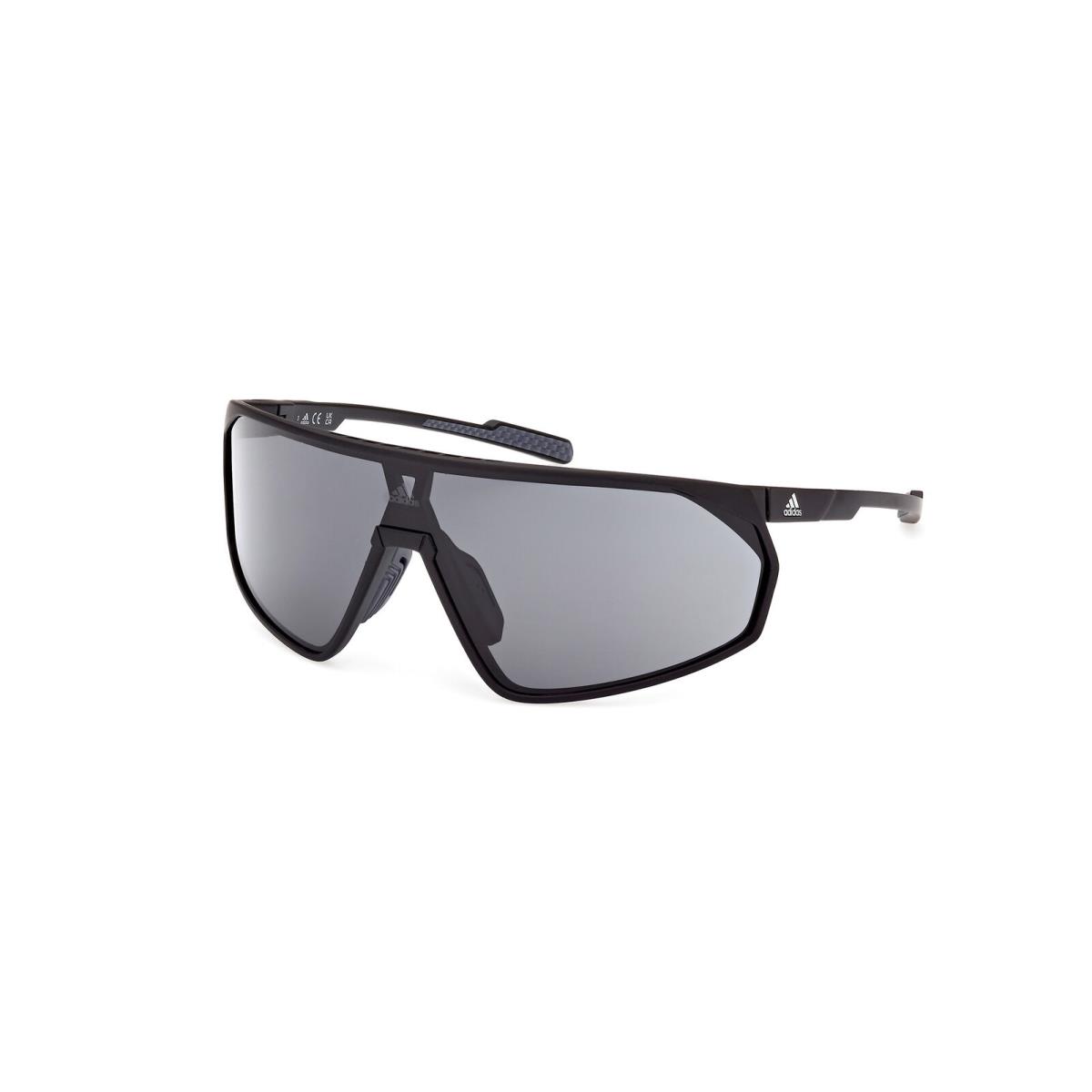 Adidas Sport SP0074 Sunglasses Sun Glasses 02A Black 144 Unisex