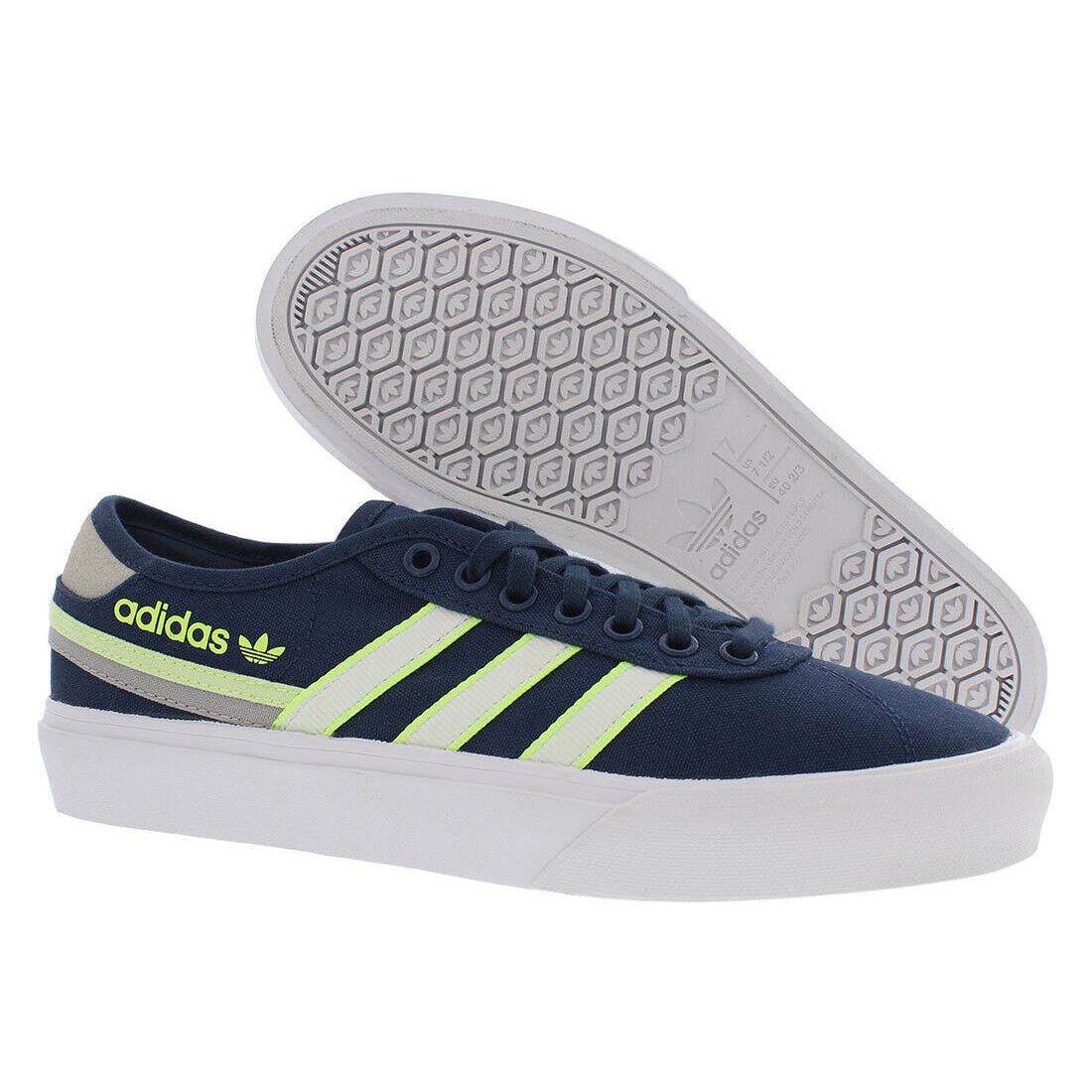 Adidas Originals Delpala Womens Shoes Size 7.5 Color: Navy/solar Yellow/grey