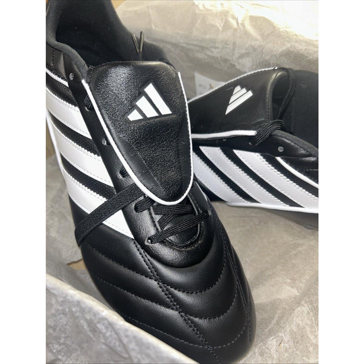 Mens Adidas Copa Gloro II Firm Ground Black White Leather Soccer Cleats