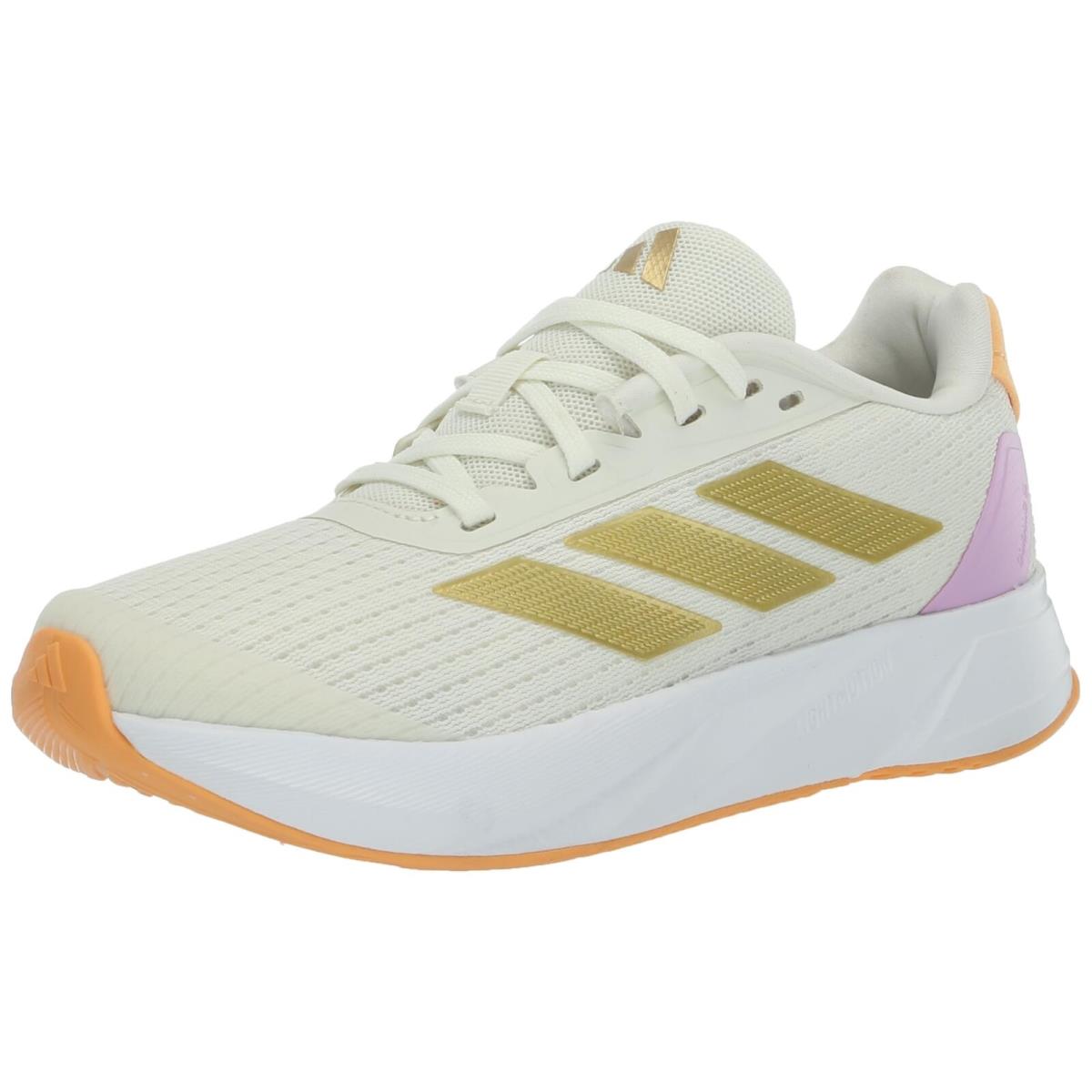 Adidas Duramo SL Sneaker Ivory/gold Metallic/hazy Orange 4 US Unisex Big 4