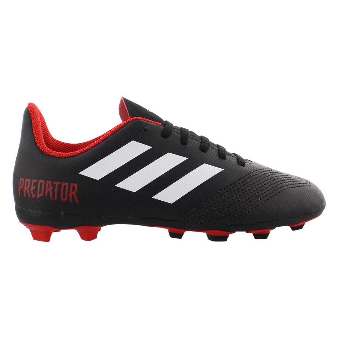 Adidas Predator 18.4 Fxg J Boys Shoes Size 4 Color: Black/white.red