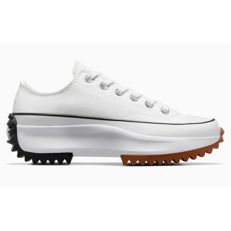 Womens Converse Run Star Hike Platform White Black Canvas Shoes