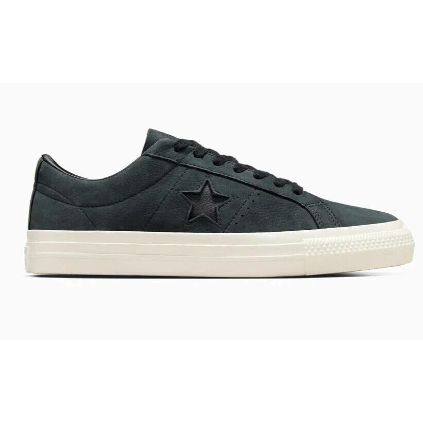 Womens Converse Cons One Star Pro Black Black Egret Nubuck Shoes