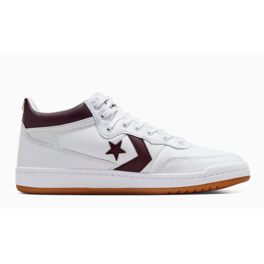 Womens Converse Cons Fastbreak Pro White Bloodstone Leather Shoes