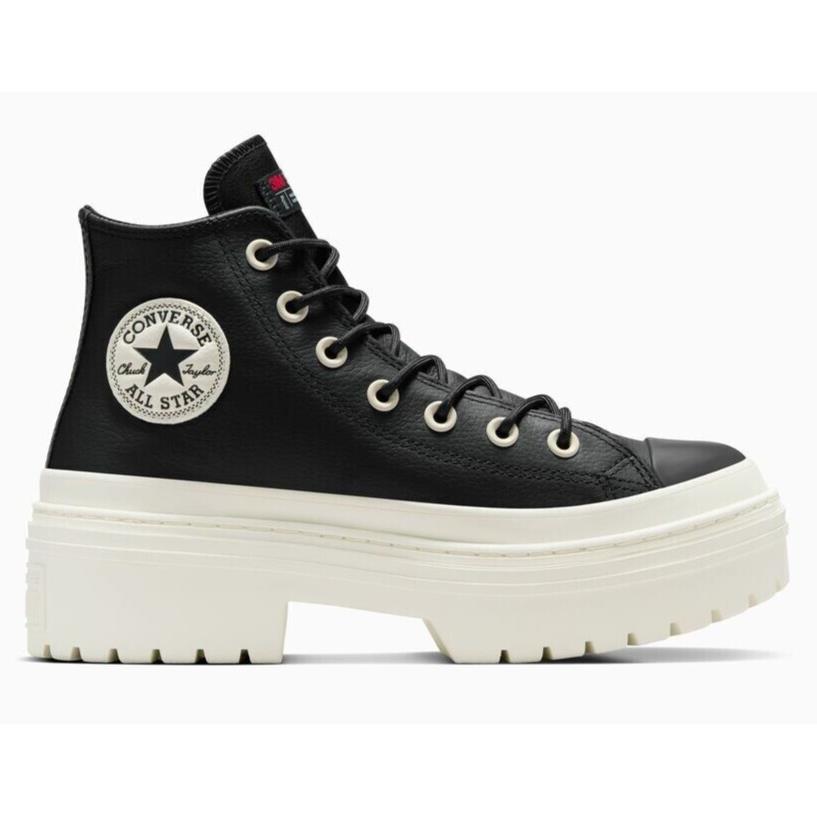 Womens Converse Chuck Taylor All Star Lugged Black Waterproof Heel Shoes