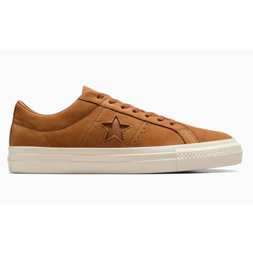 Womens Converse Cons One Star Pro Warm Tan Egret Warm Tan Nubuck Shoes