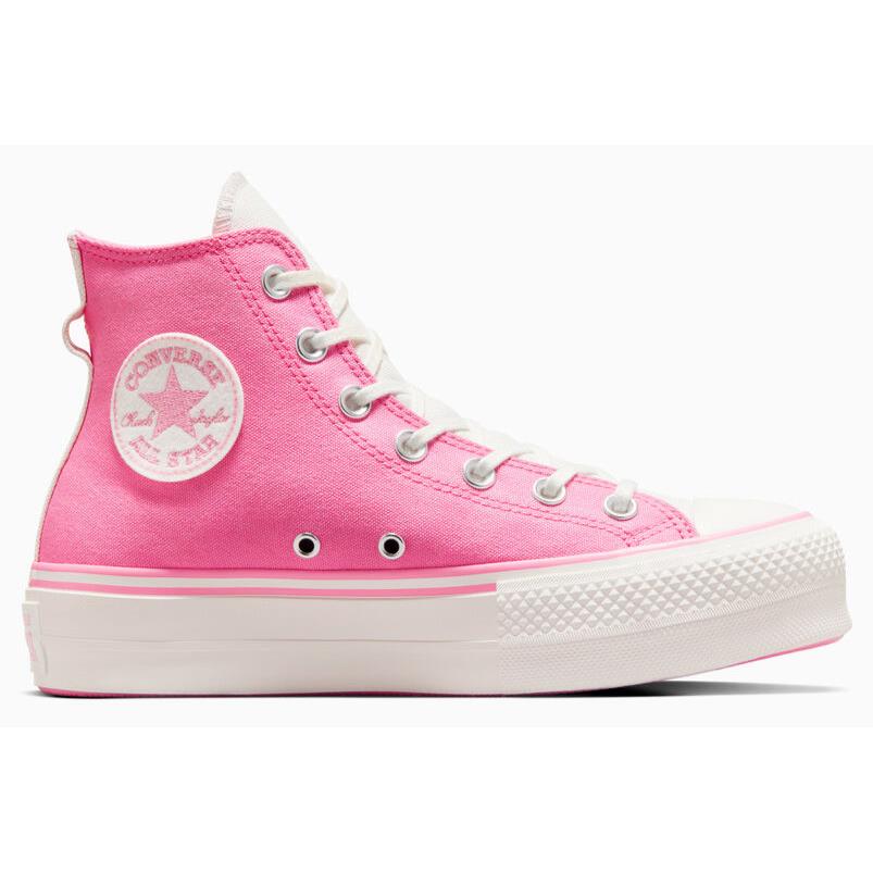 Womens Converse Chuck Taylor All Star Lift Retro Varsity Pink Canvas Shoes