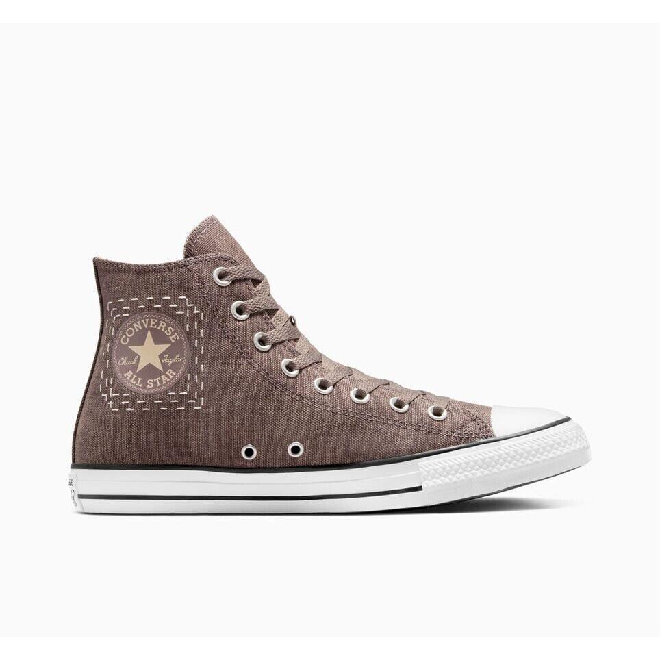 Womens Converse Chuck Taylor All Star Boro Stitch High Brown Canvas Shoes