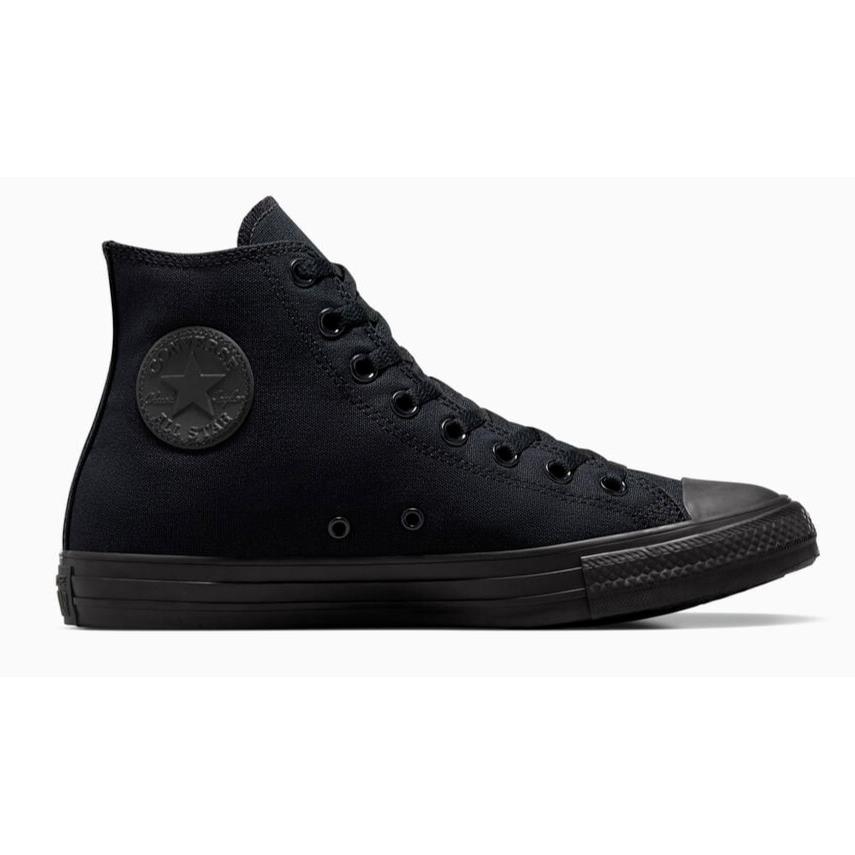 Womens Converse Chuck Taylor All Star Black Monochrome Canvas Shoes