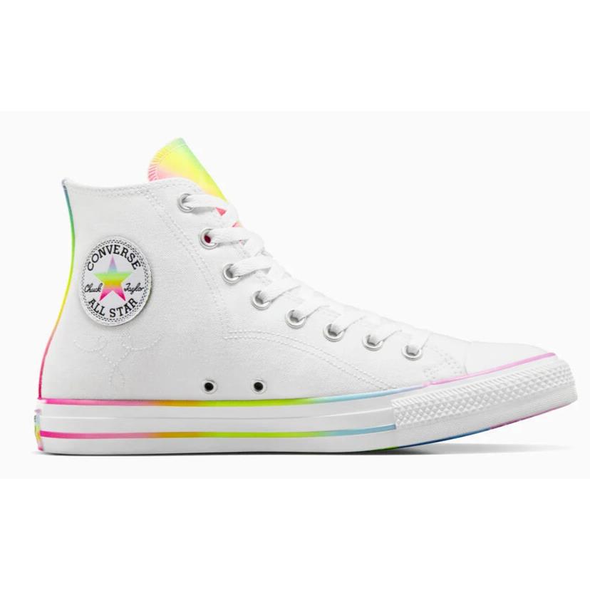 Womens Converse Chuck Taylor All Star Pride White Canvas Shoes