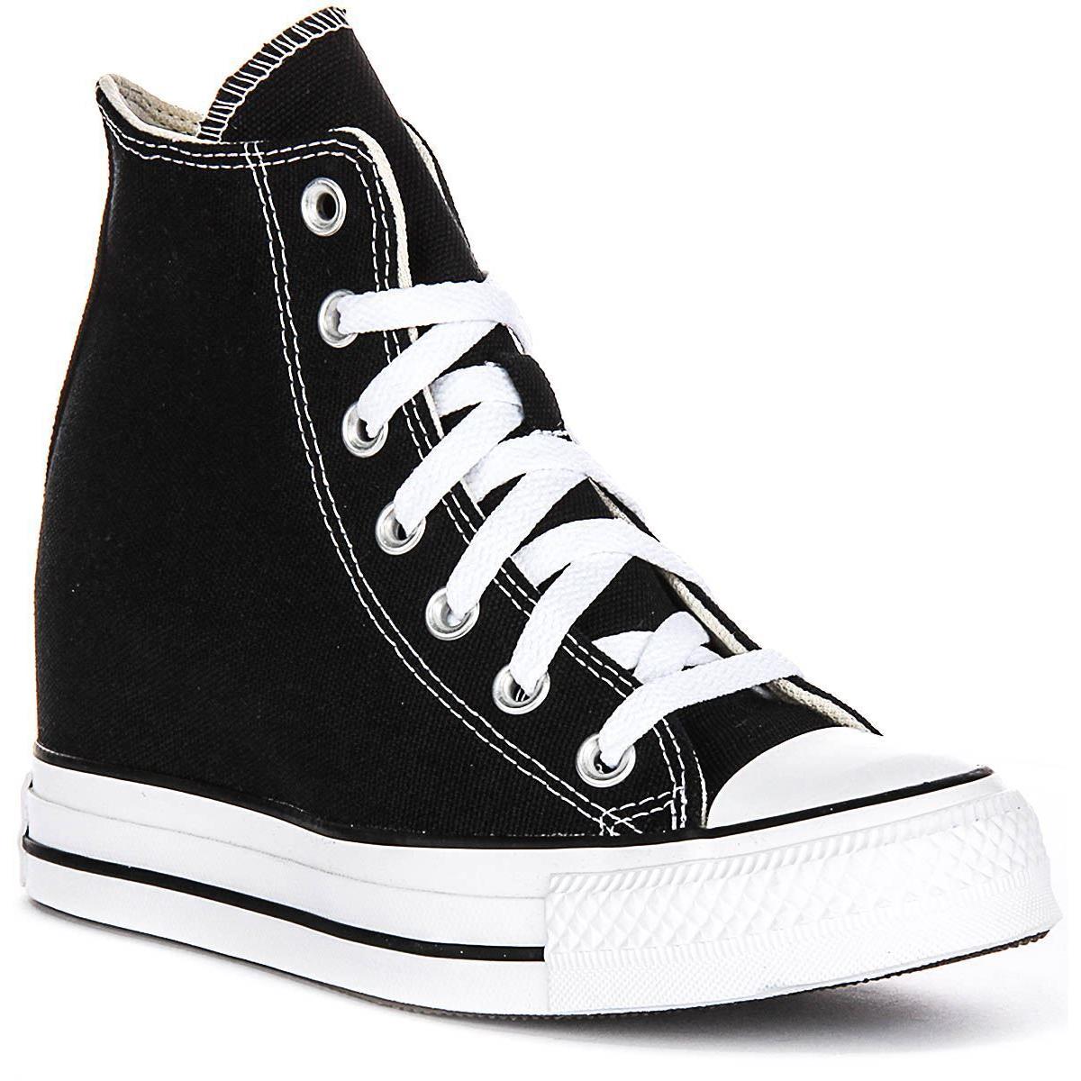 Converse A11909C Classic Hi Wedge Platform Womens Sneaker Black White US 6 - 9