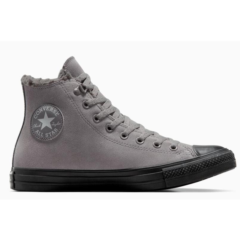 Womens Converse Chuck Taylor All Star Sharkskin Grey Suede Shoes