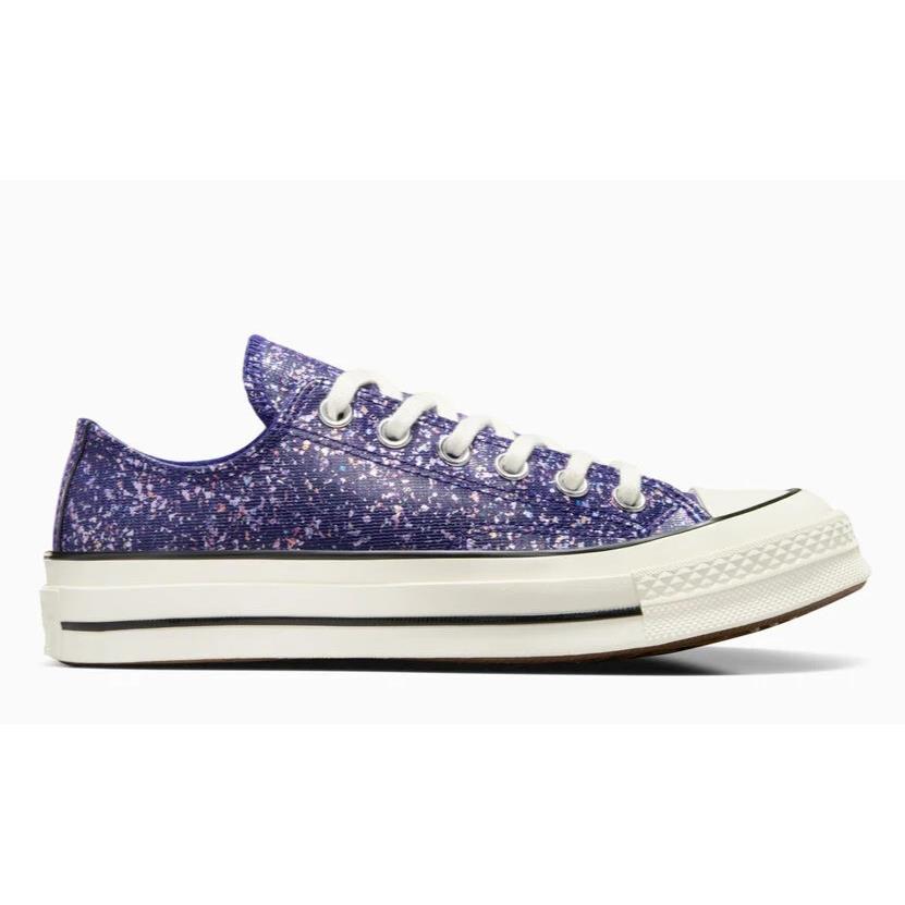 Womens Converse Chuck 70 Glitter Night Indigo Glitter-coated Shoes