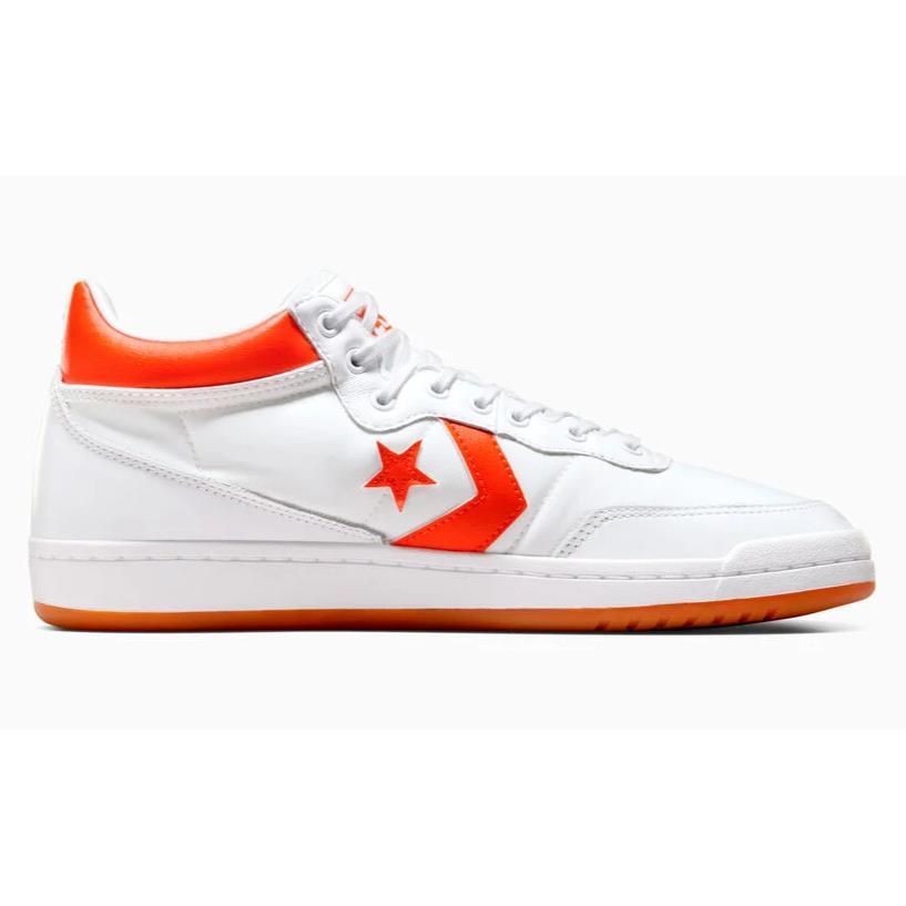 Womens Converse Cons Fastbreak Pro White Orange Leather Shoes