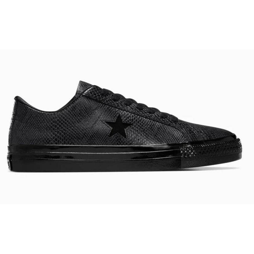 Womens Converse One Star Pro Jamie Platt Black White Leather Shoes