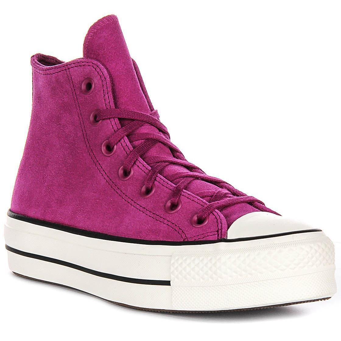 Converse A11143C Chuck Taylor Hi Platform Womens Sneakers Violet US 5.5 - 9.5