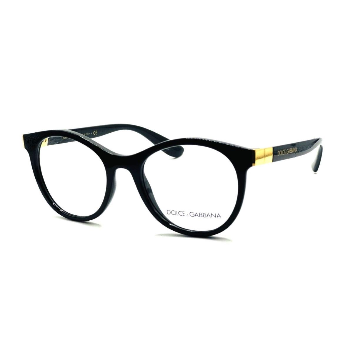 Dolce Gabbana DG 5075 501 Black Women Eyeglasses 51mm 19 140