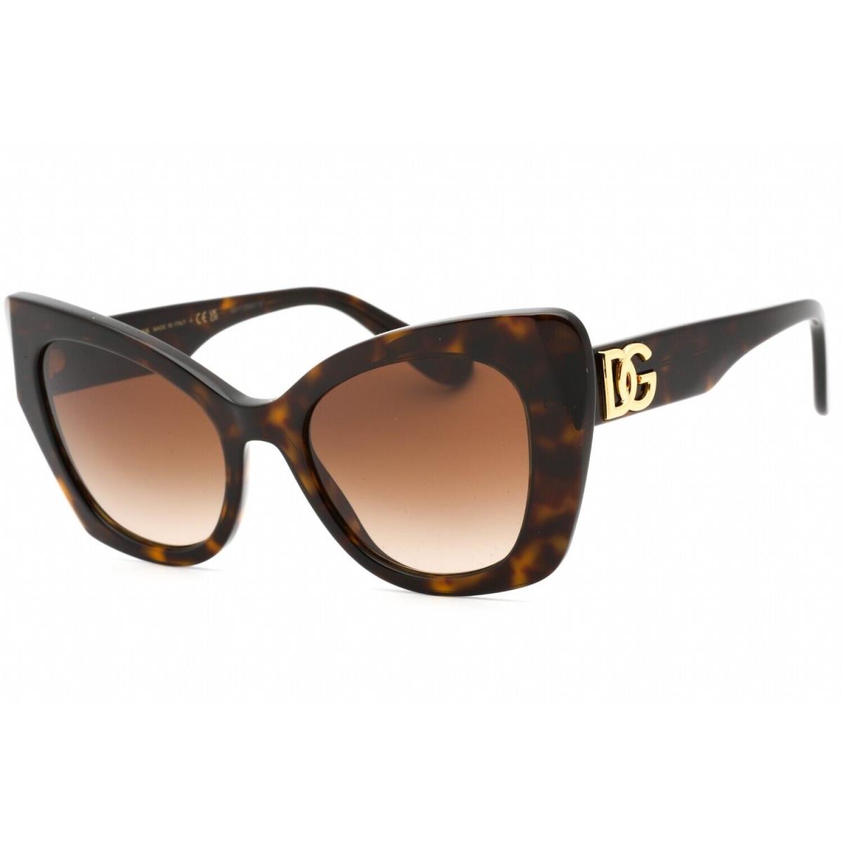 Dolce Gabbana 0DG4405 502/13 Women`s Sunglasses Dark Havana/brown Gradient
