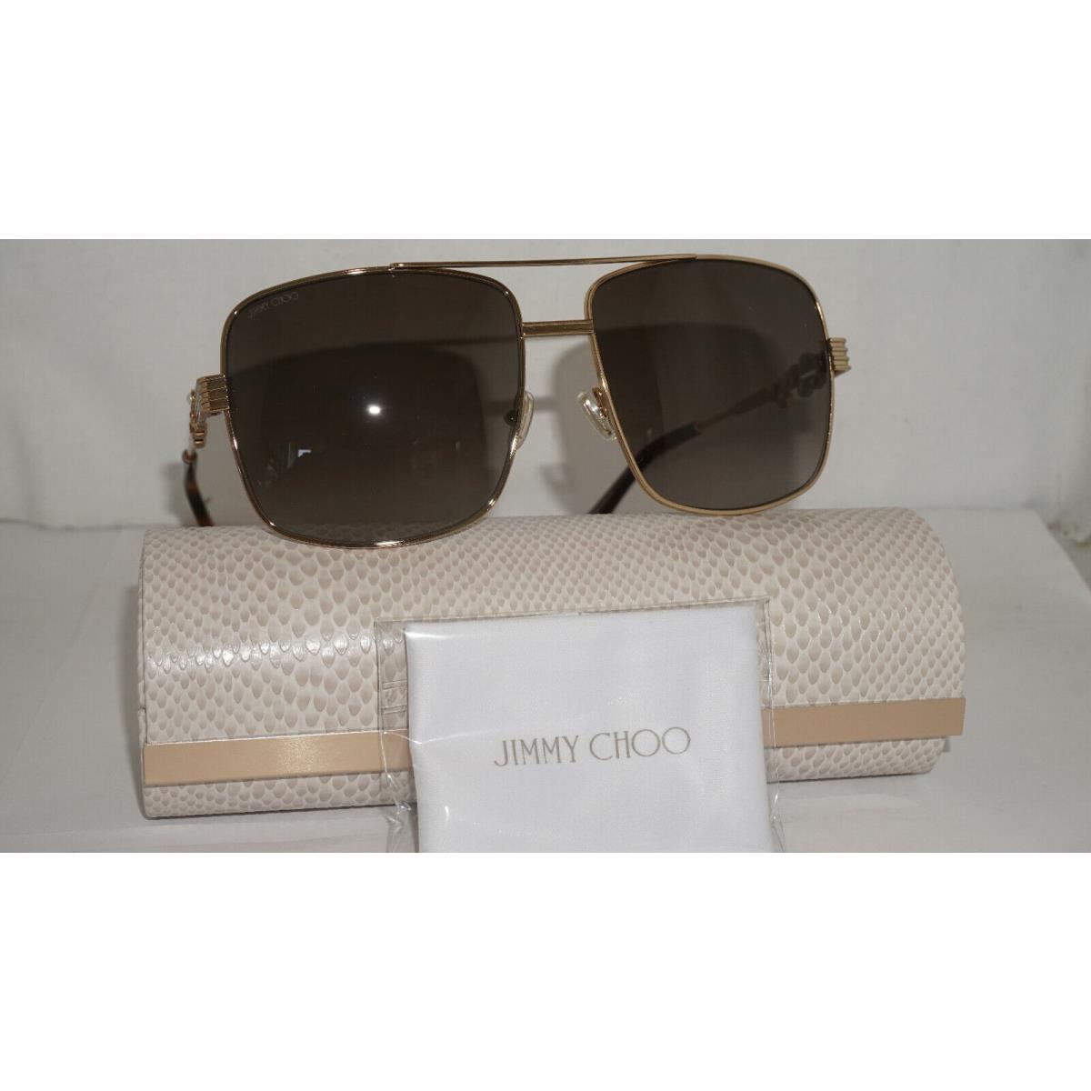 Jimmy Choo Sunglasse Aviator Gold Brown Tonia/s 01Q 61 15 140