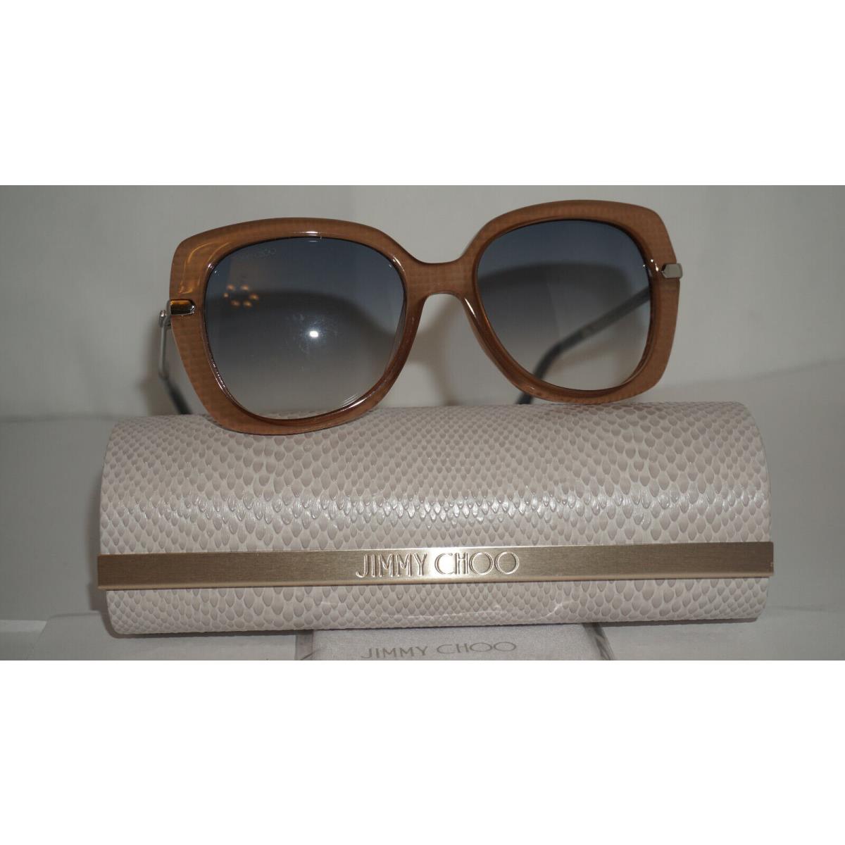 Jimmy Choo Sunglasses Palladium Blue Ludi/s OIJU3 53 18 140