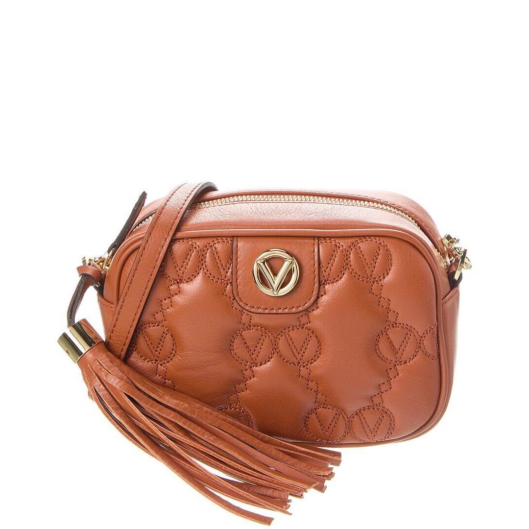 Valentino By Mario Valentino Amel Monogram Leather Crossbody Women`s Brown