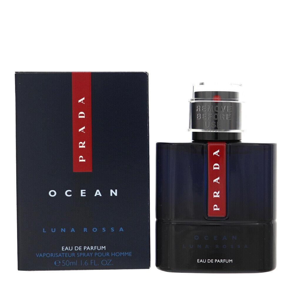 Prada Luna Rossa Ocean For Men by Prada 1.6 Oz Eau De Parfum Spray Box