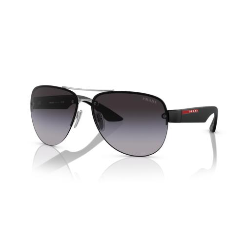 Prada Sport 0PS 55YS Sunglasses Sun Glasses 1BC09U Silver 64 Unise