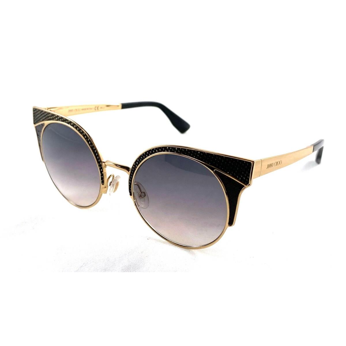 Jimmy Choo Ora/s PSU9C PSU/9C Gold/black Sunglasses 51-21-140