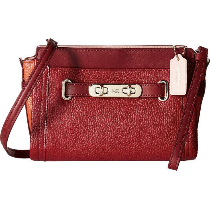 Coach Small Colorblock Swagger Convertible Crossbody Wristlet