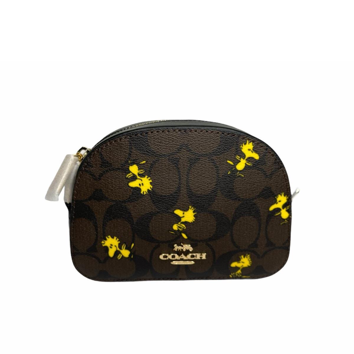 Coach Peanuts Mini Serena Crossbody Bag with Woodstock Print