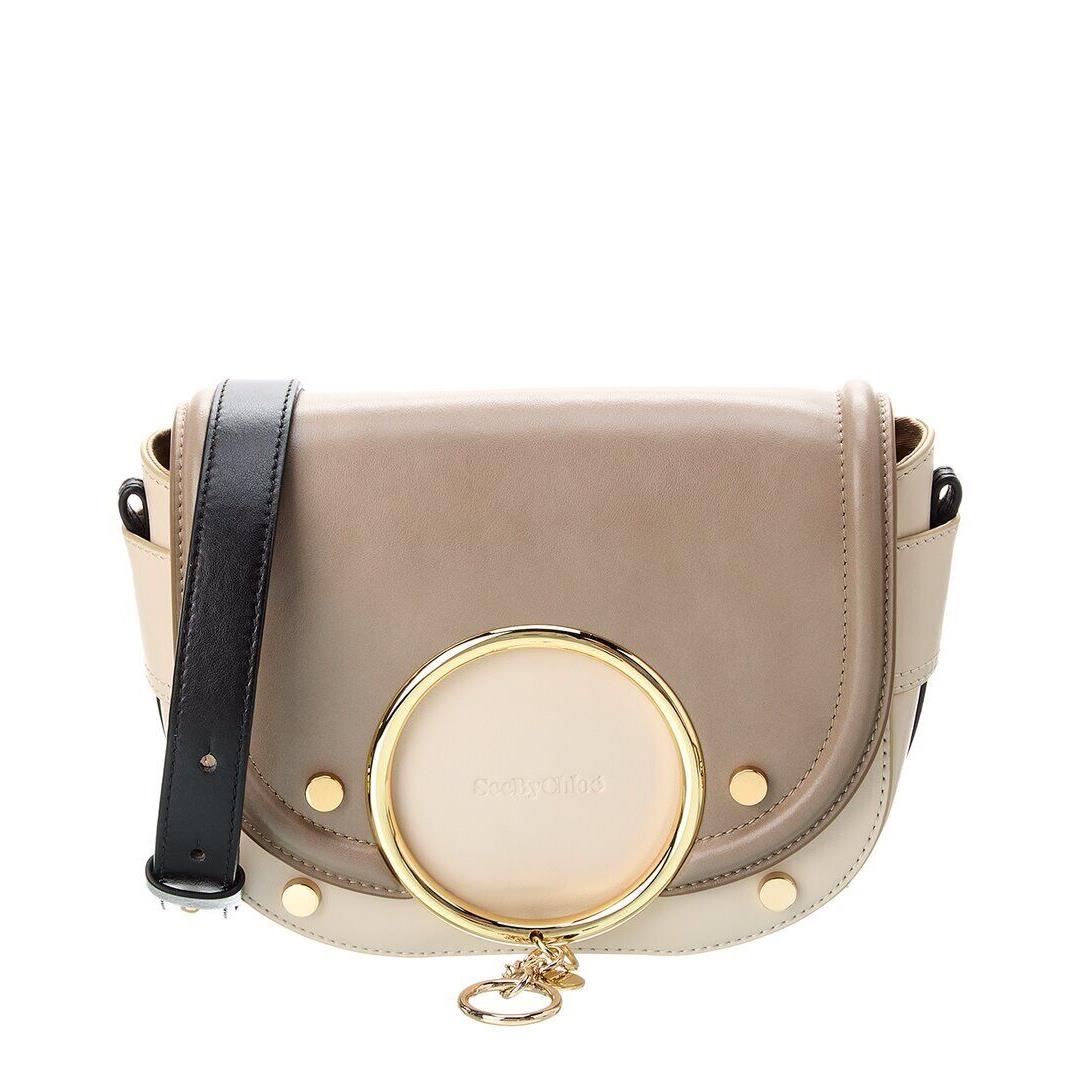 Chloé See By Chlo Mara Leather Shoulder Bag Women`s Beige