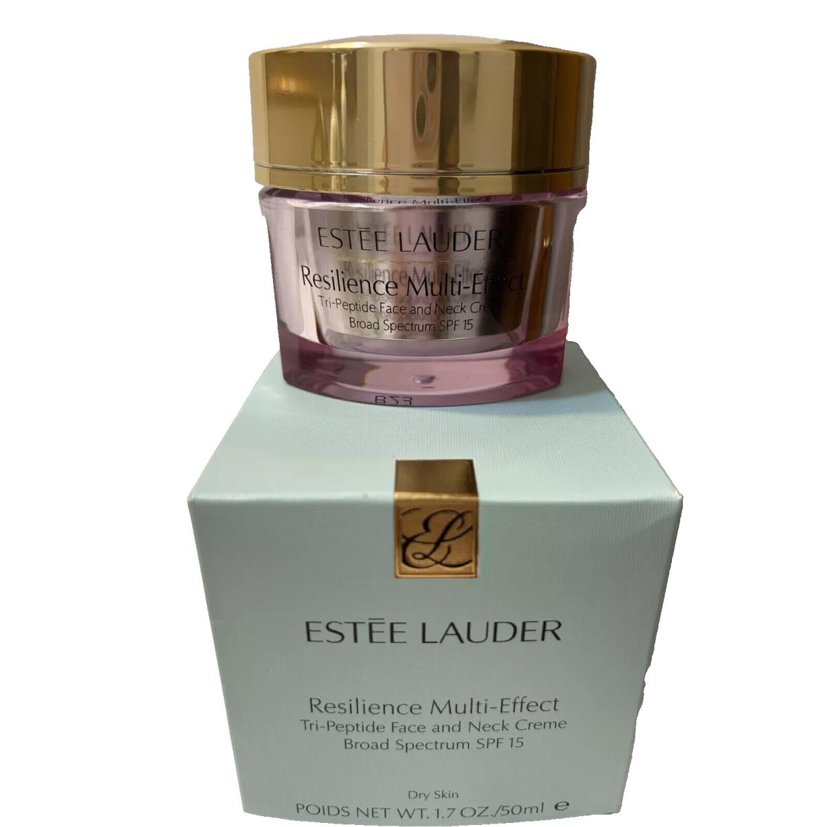 Estee Lauder Resilience Multi-effect Spf 15 1.7 oz Tri-peptide Cream Dry Sk