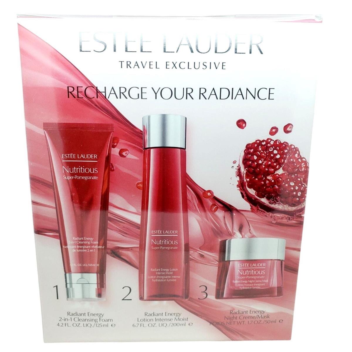 Estee Lauder Nutritious Travel Exclusive Recharge Your Radiance Gift Set