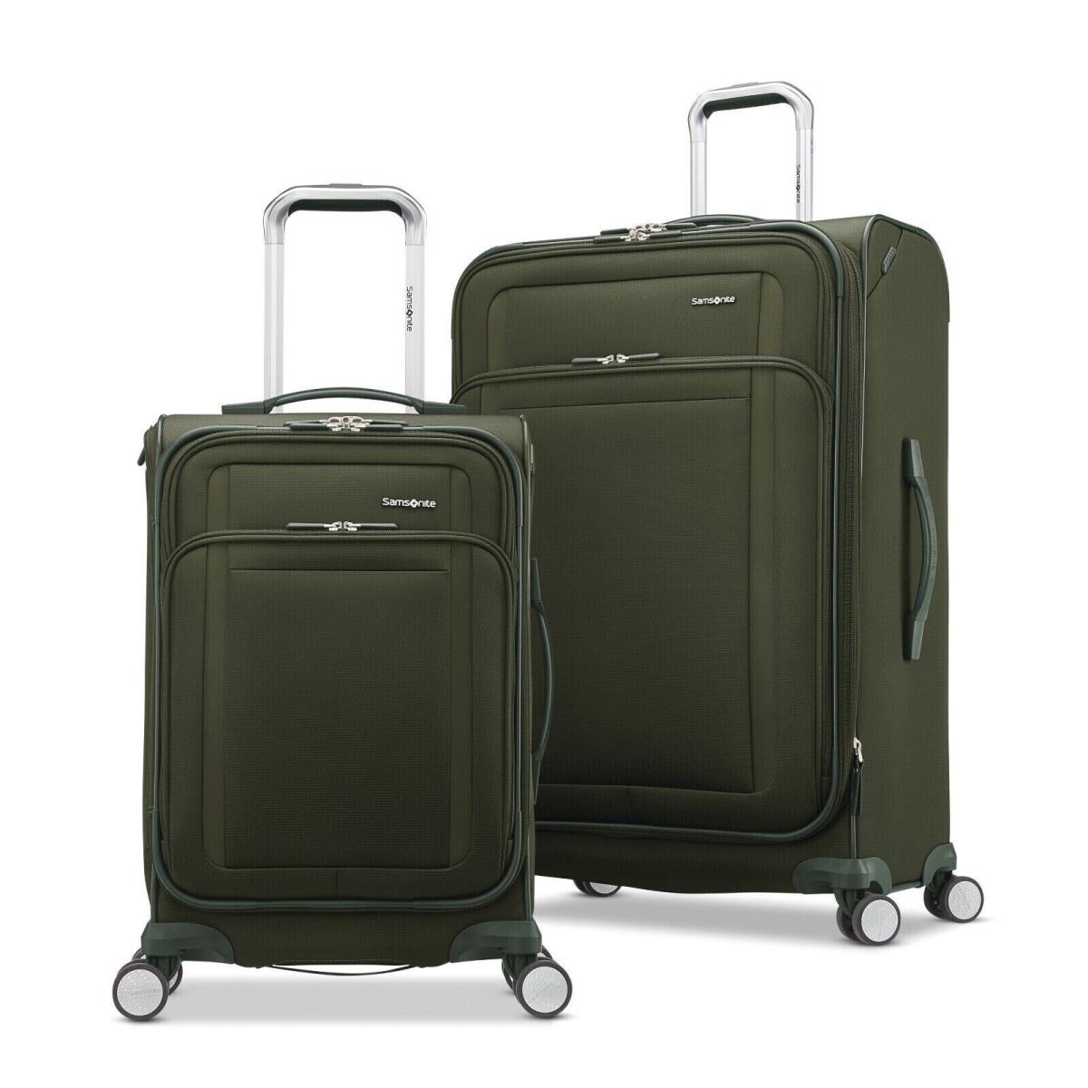 Samsonite Renew 2 Piece Softside Set Co/l - Luggage Color Cedar Green