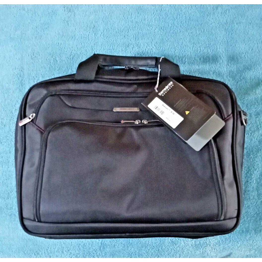 Classic Samsonite Business Xenon 3.0 Black Toploader Briefcase Bag