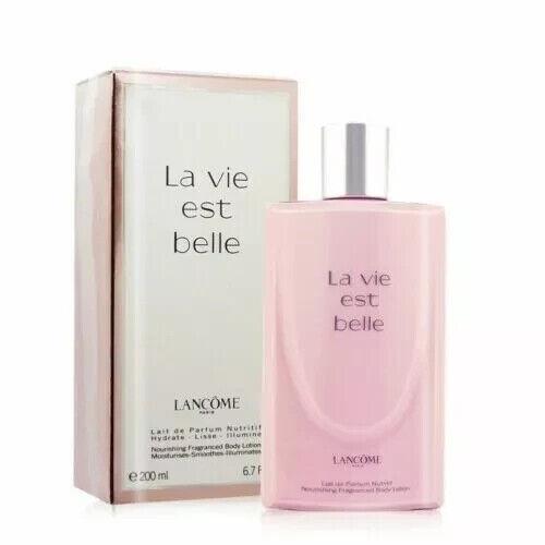 Lancome Paris La Vie Est Belle Body Lotion 6.7oz/200ml with Box