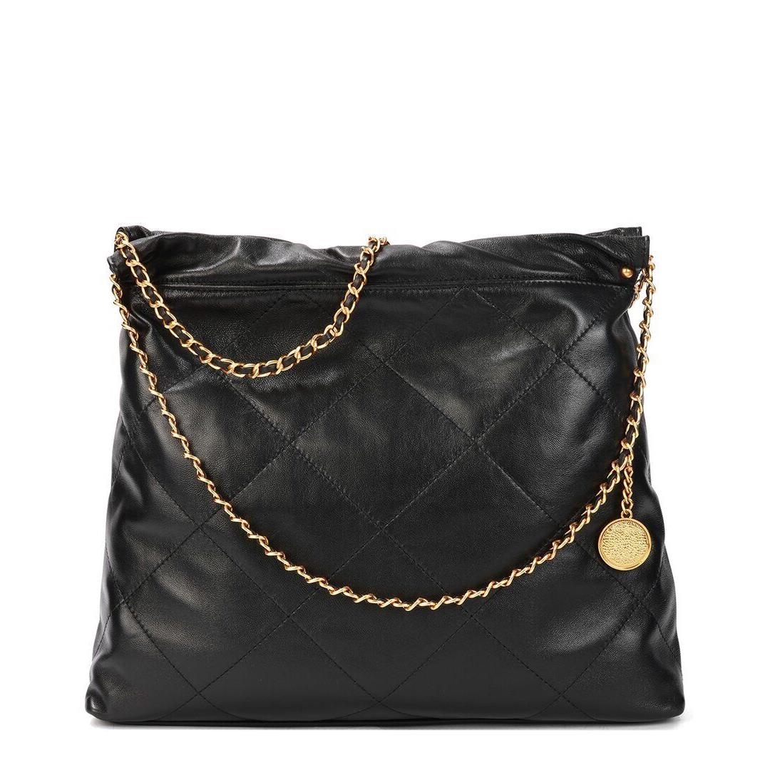 Tiffany Fred Paris Quilted Leather Tote Women`s Black