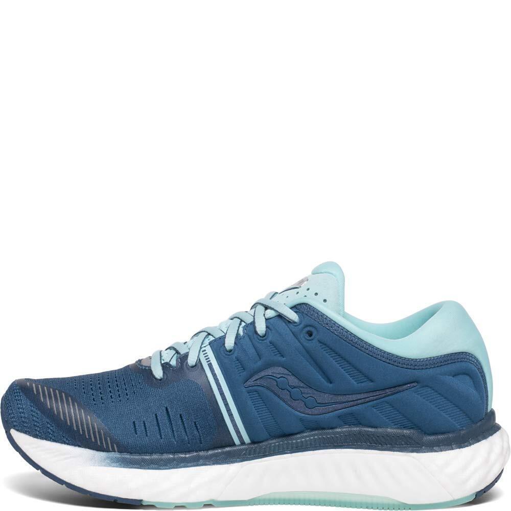 Saucony Women`s Hurricane 22 Comfortable Running Shoes - Blue | Aqua